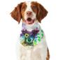 Preview: Hunde-Bandana Chiquito - Popart Hundedesign, 100 % Polyester, 70x30 cm, verstellbar, waschbar